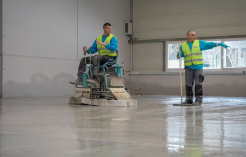 steel fiber reinforced concrete flooring